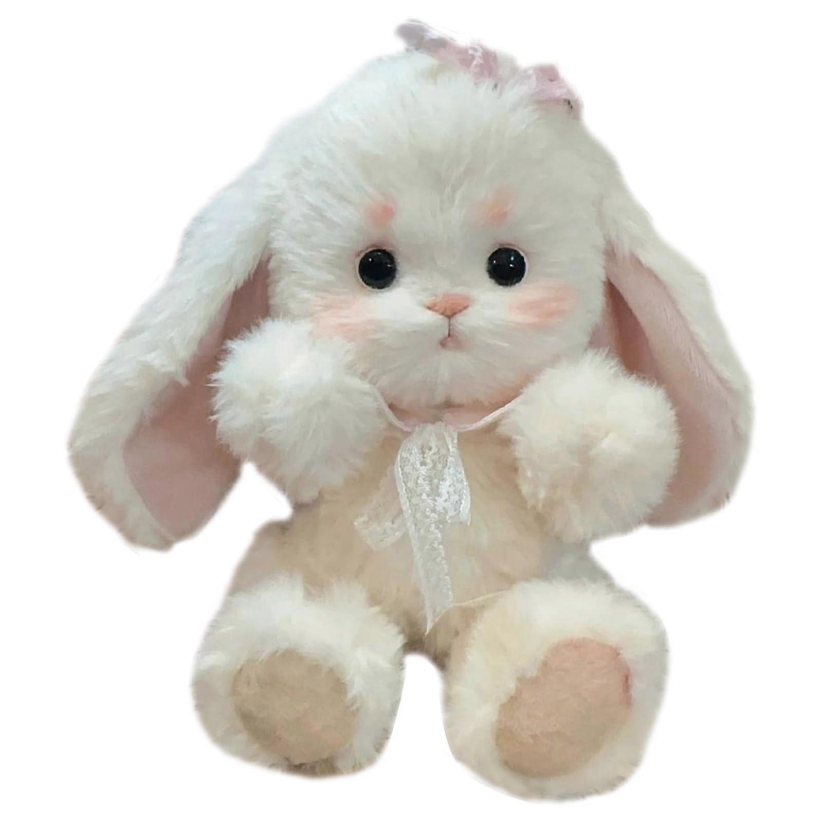 Bunny Making Kit - Plush Bunny Sewing Kit with Movable Connections and Sewing Instructions for Beginners in Soft Fabric