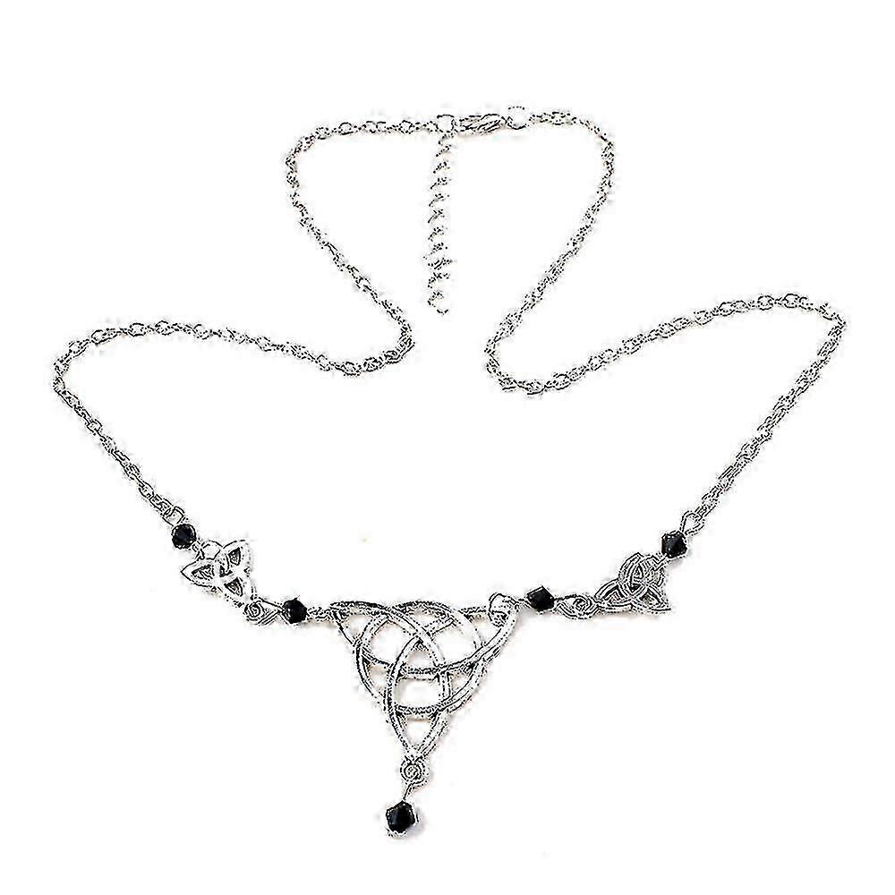 Crystal Head Chain Moon Head Chain Halloween Circlet Headpiece Crescent Moon Forehead Chain Crystal Prom Hair Jewelry Red
