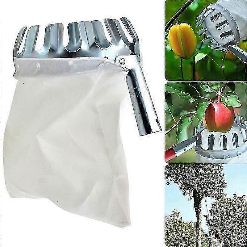 Metal Fruit Picker(1 pcs, silver)
