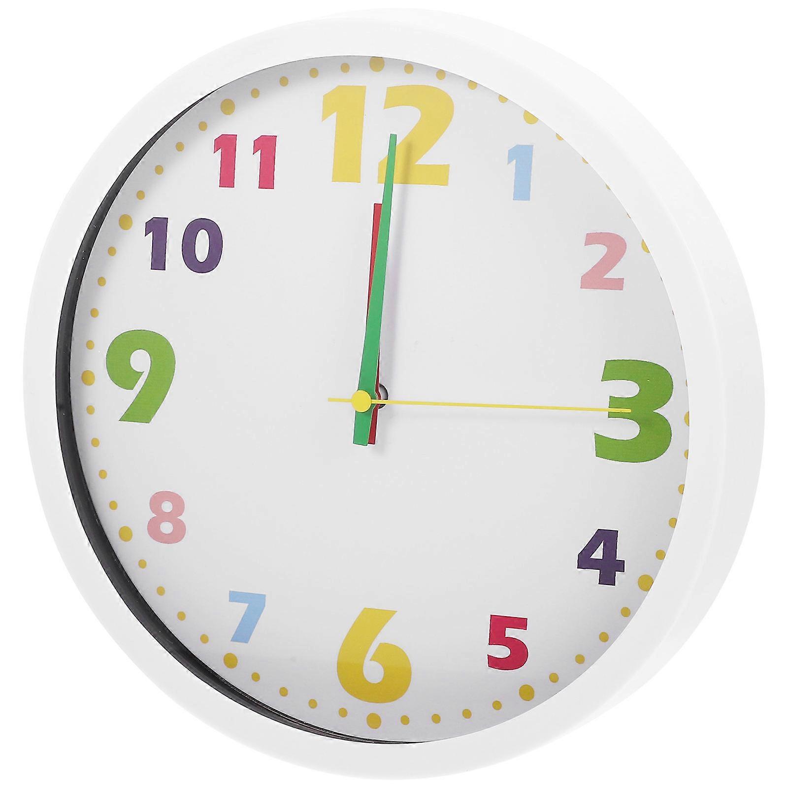 Early Education Wall Clock Children Learning Teaching Clock for Home