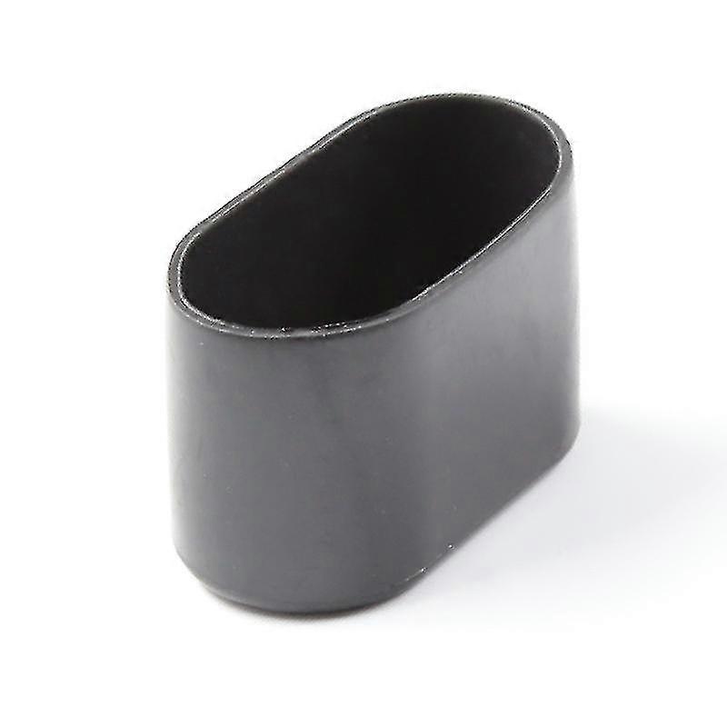 ブラック40x20mmチェアレッグキャップパック16フロアプロテクター