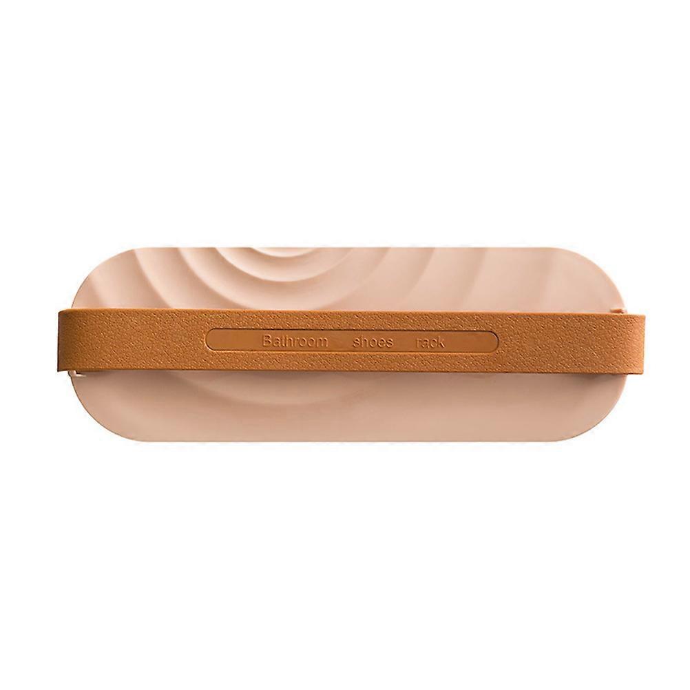 Pink Wall Mounted Shoes Rack for Home Use Made of ABS PVC Safe and Space Saving 70100 Characters