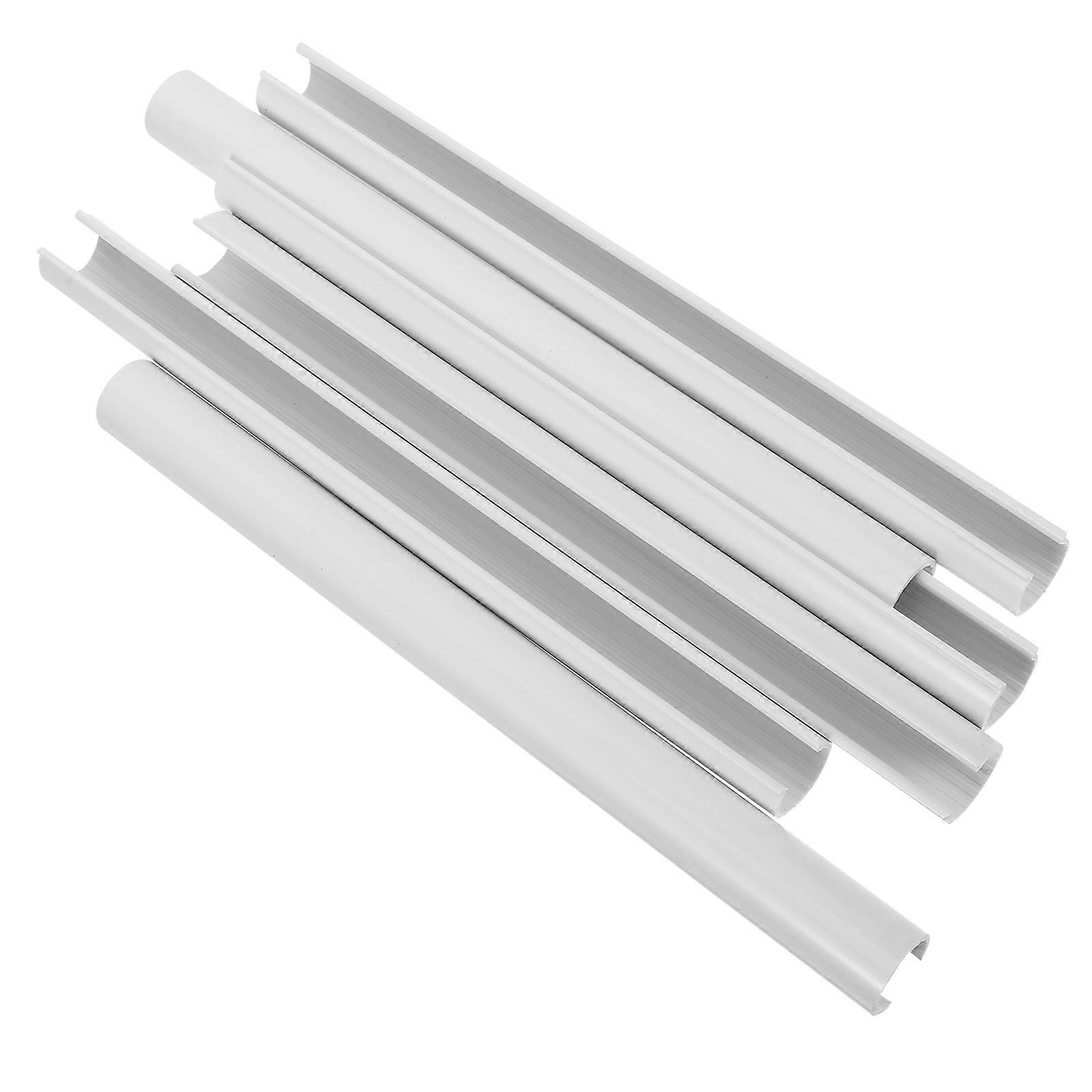 Pipe Cover Case for Decoration Waterproof PVC with Simple Design 6pcs