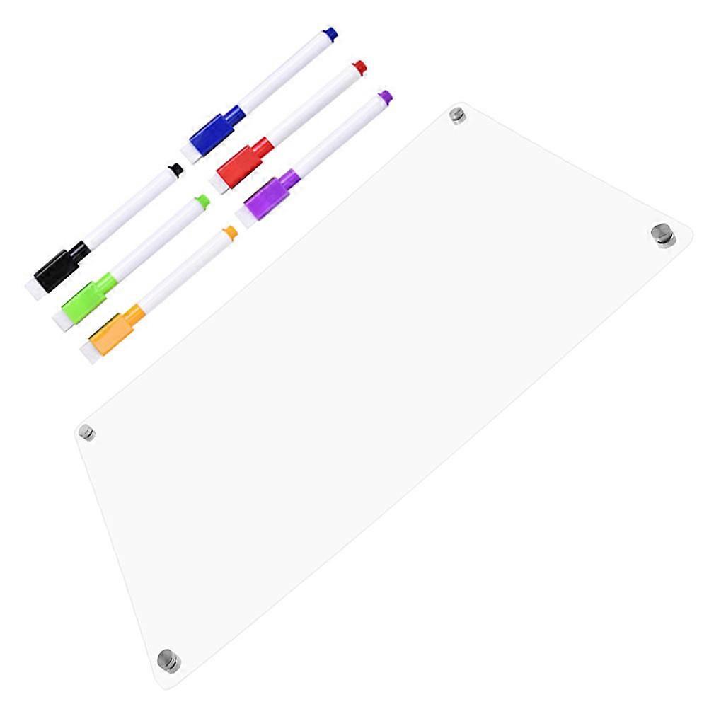 Weekly Whiteboard Magnetic Note-Taking Board For Kitchen Planning 42X29.7CM Erasable 1Set