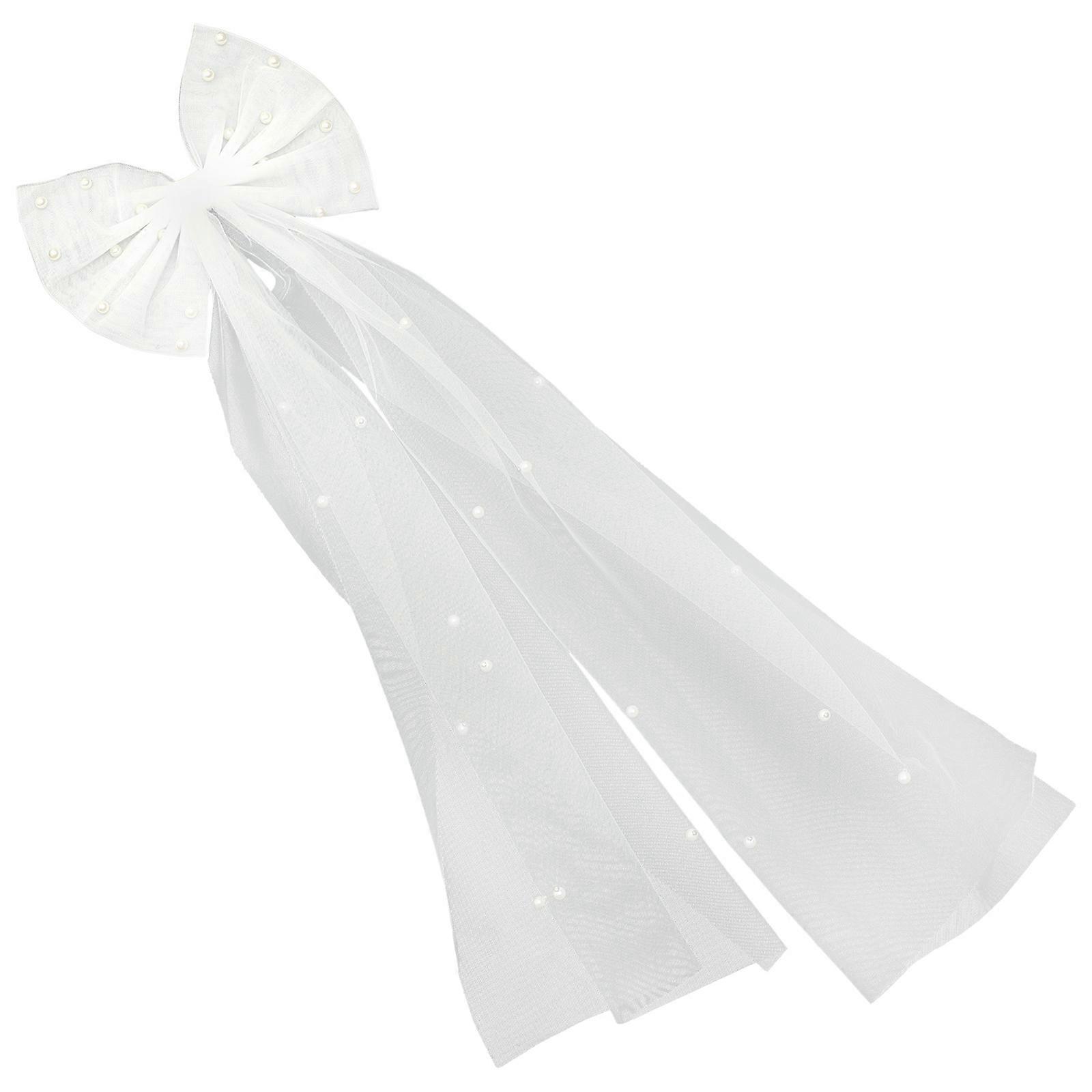 Κλασικό εξάρτημα δαντέλας πέπλου γάμου νύφης γυναικείο για το κόμμα αρραβώνων 50.5x17cm 1Pcs