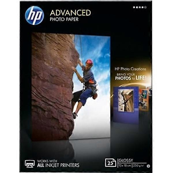 HP Advanced Glossy Photo Paper - 25 sheets - 13 x 18 cm - Borderless