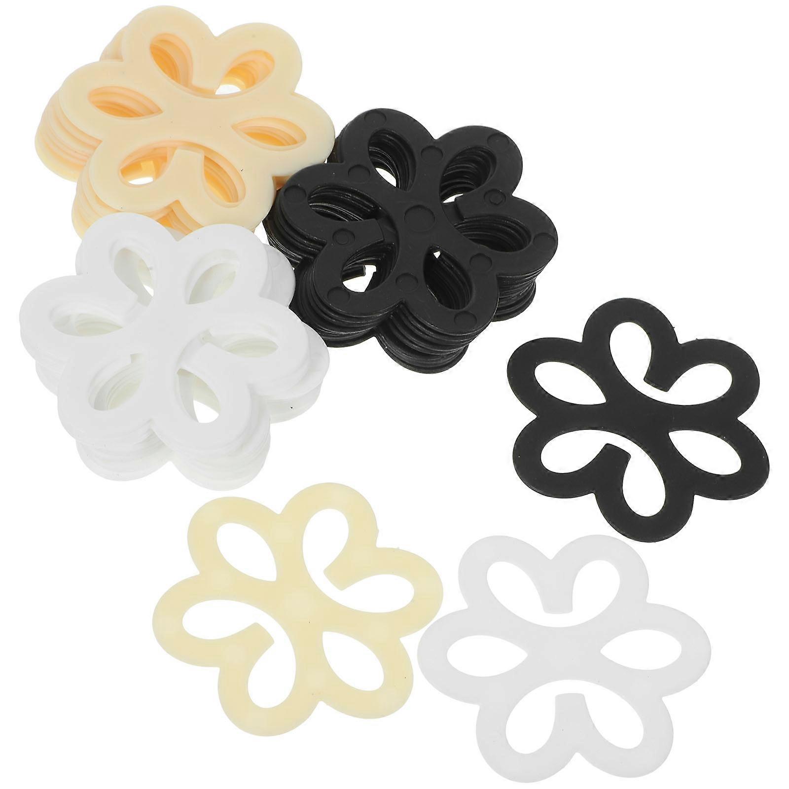Bra Strap Clips for Women Made of Comfortable Plastic Nonslip and Hidden Design 30pcs Assorted Color