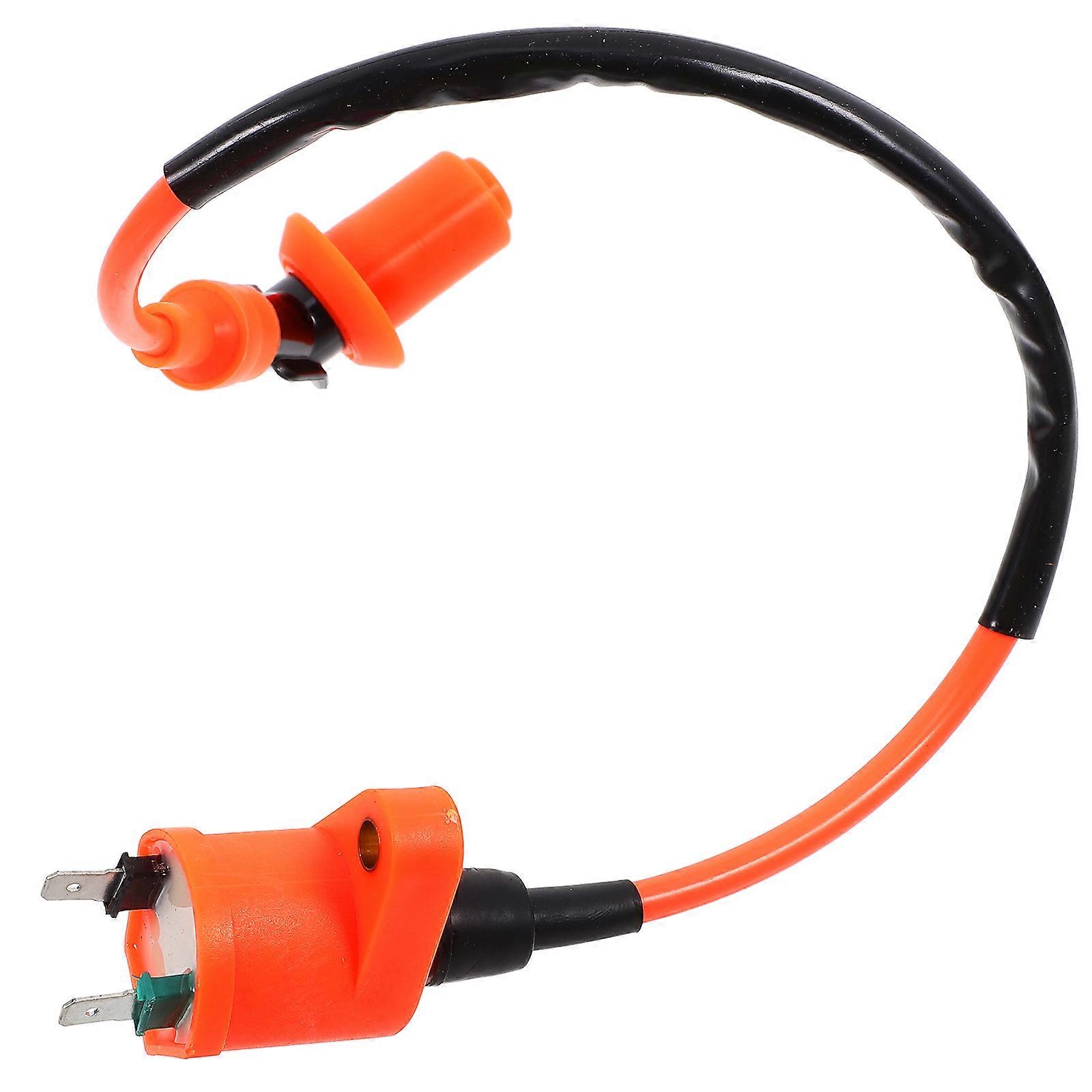 Ignition Coil Module Replacement Part For Motorcycle Engine Modification 1Pack Orange