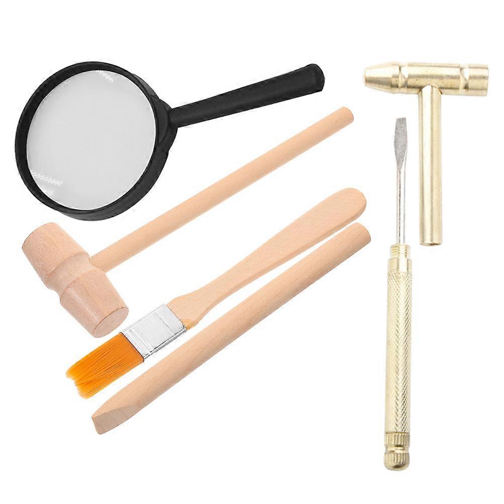 Dinosaur Digging Tools Kids Science Kit for Educational Activities Ergonomic Design Assorted Color Excavation 1 Set