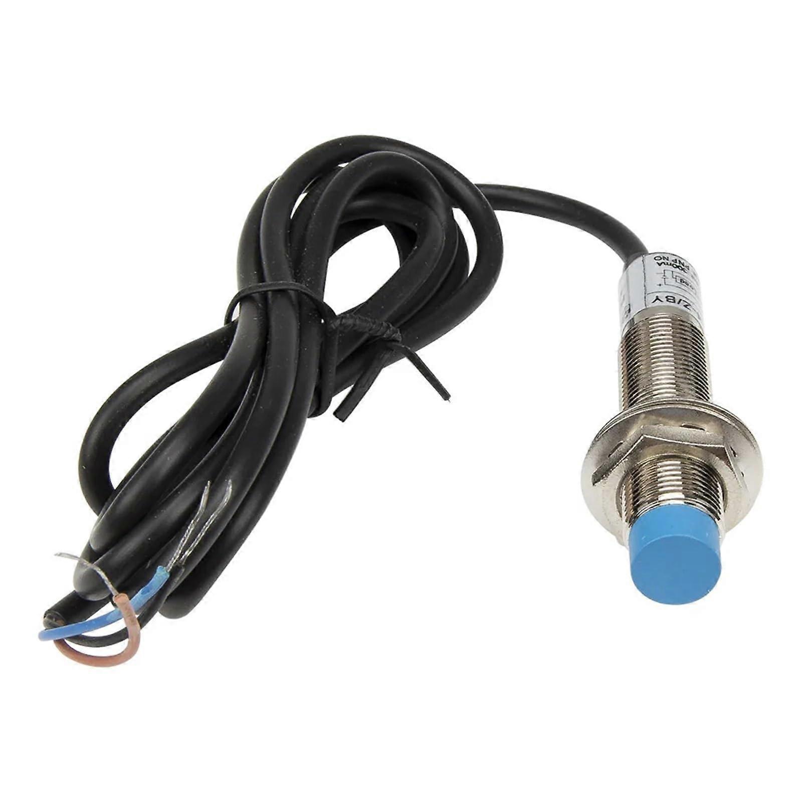 M12 4mm Sensing DC 636V LJ12A34Z/BX VON AX AY Cylinder Inductive Proximity Sensor Switch 1Pcs (BX NPN NO)