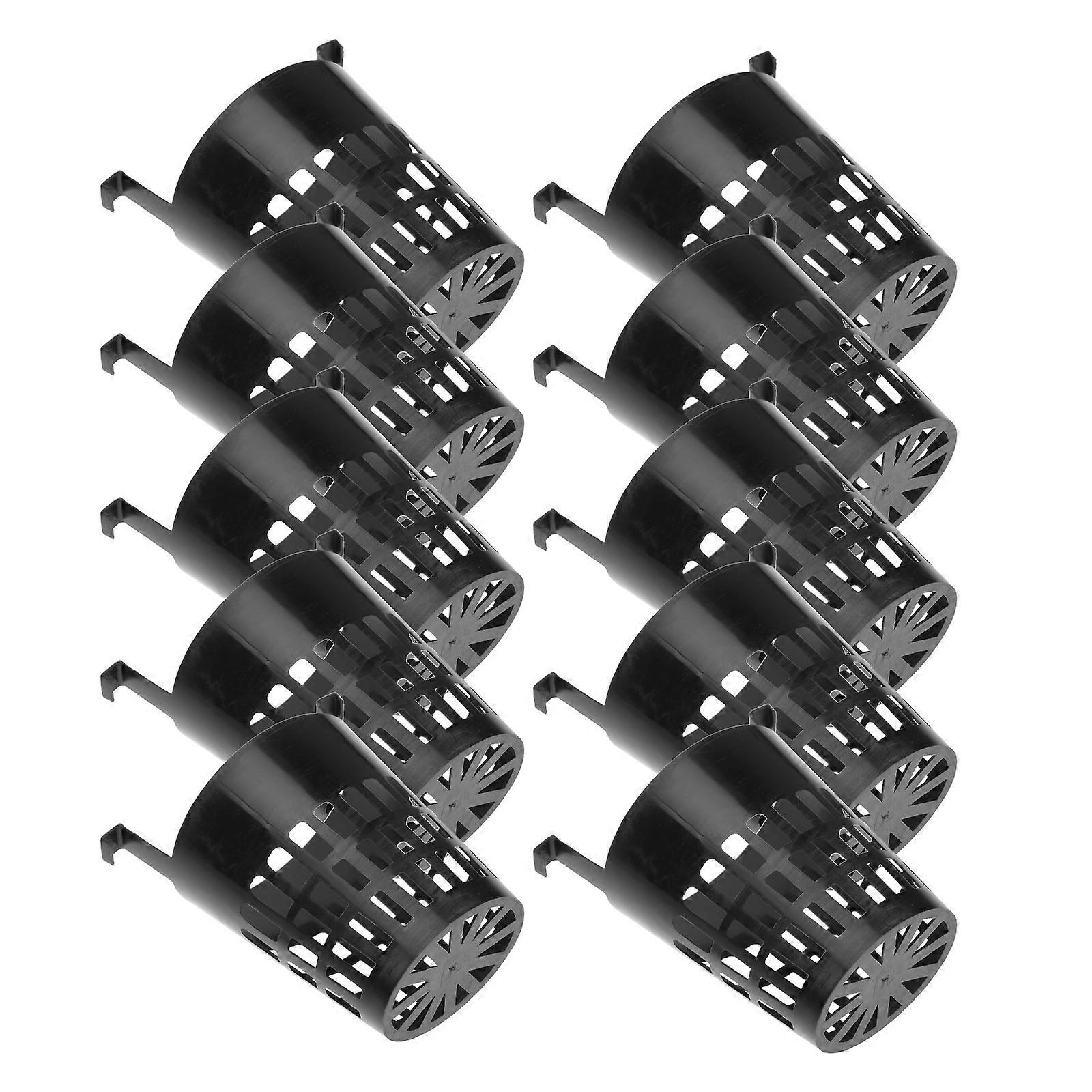 10pcs Lightweight Hydroponic Planting Baskets for Home Gardening – Hollow Design for Water Drainage & Breathability, Ideal for Germination &