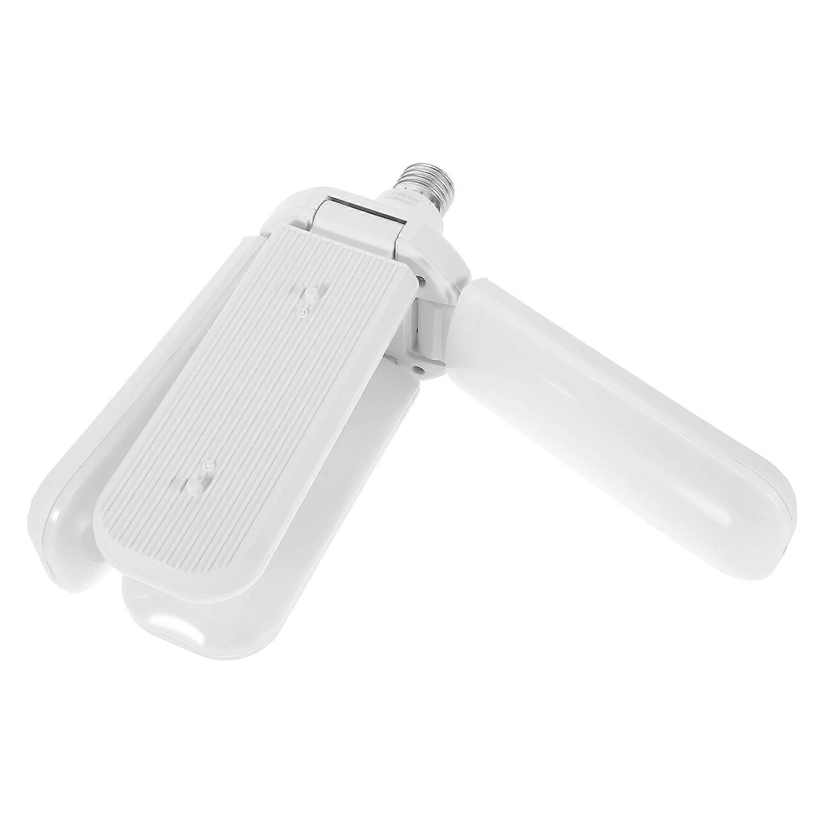 4 Fan Light LED Bulbs 60W Foldable Design White Light