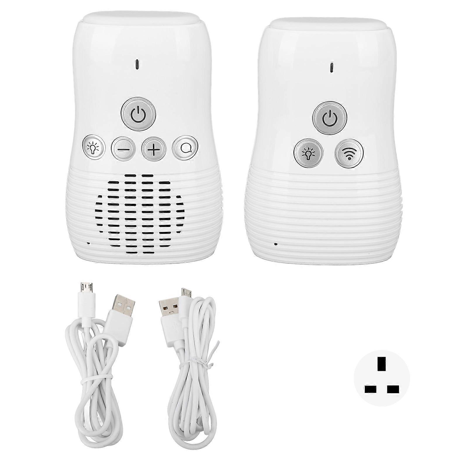 Baby Sound Monitor Wireless Phone App Remote Monitoring Infant Care Two Way Intercom with Night Light