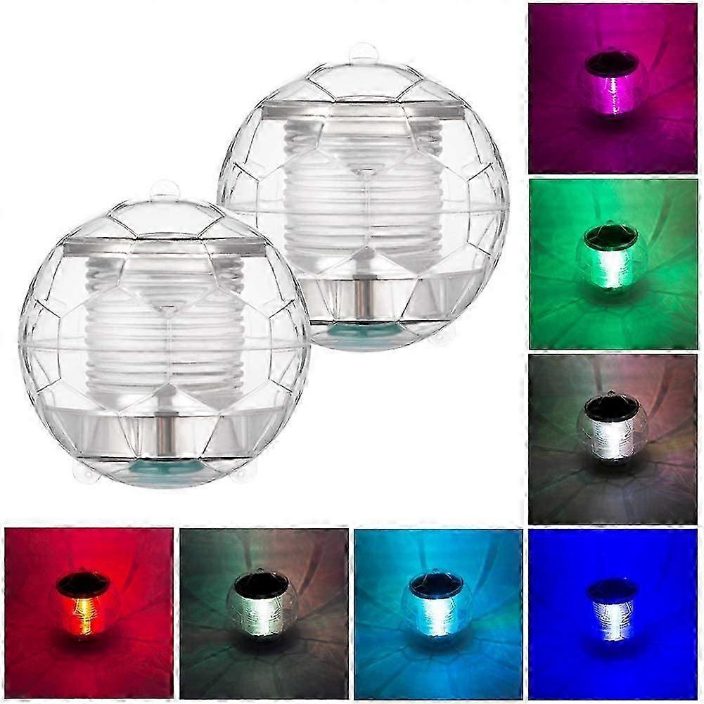 Waterproof Solar Floating Lights, Solar Powered Color Changing Water Floating