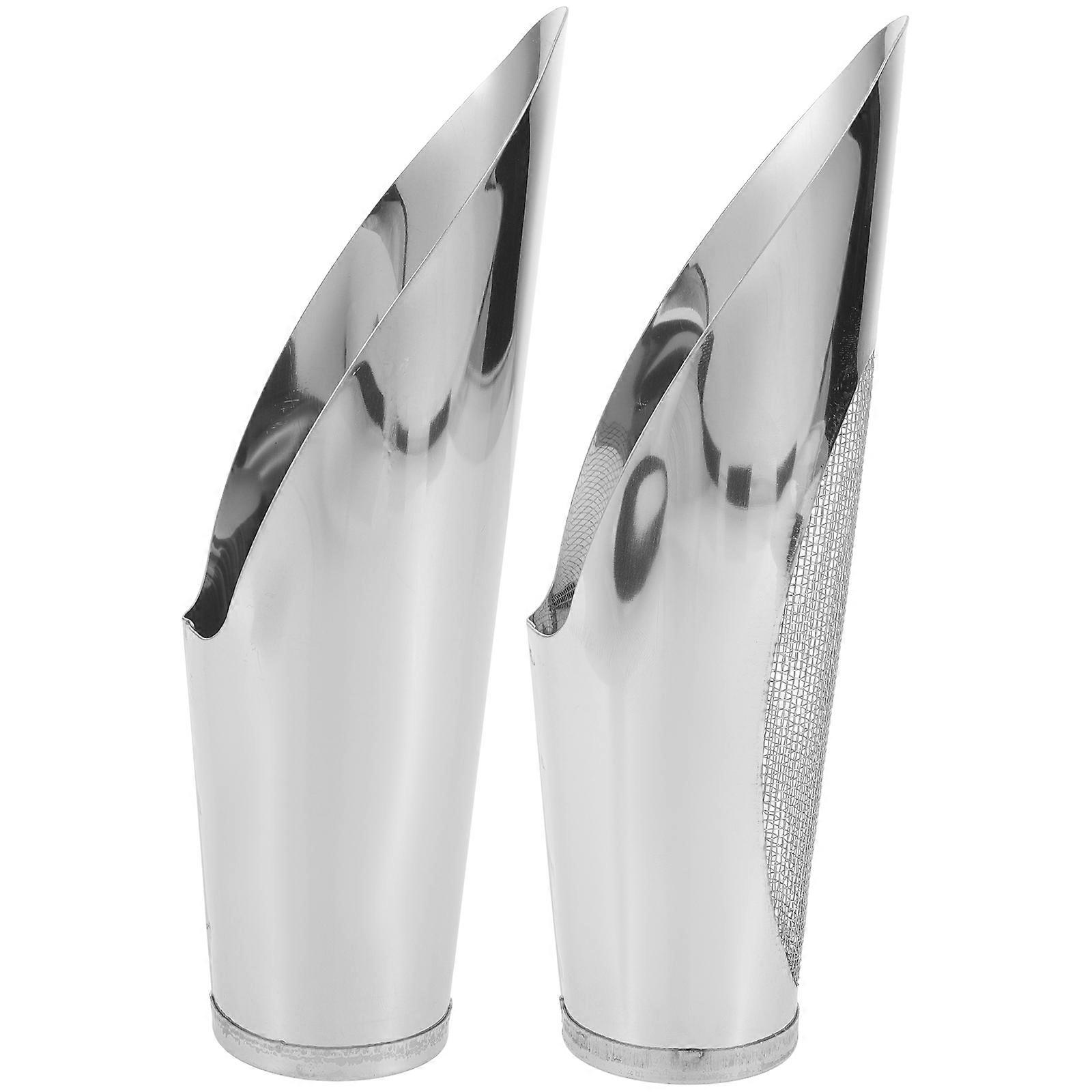 2pcs Stainless Steel Portable Soil with Sifter Design for Loosening and Scooping Soil for Planting