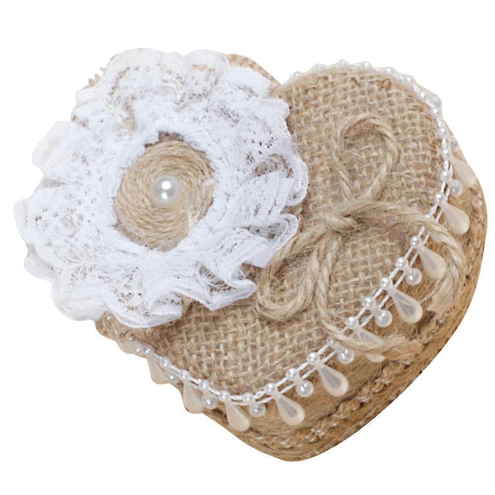 Durable Heart Shaped Ring Box for Engagement and Wedding Ceremony Storage Multi Color 2x3x1 Inches