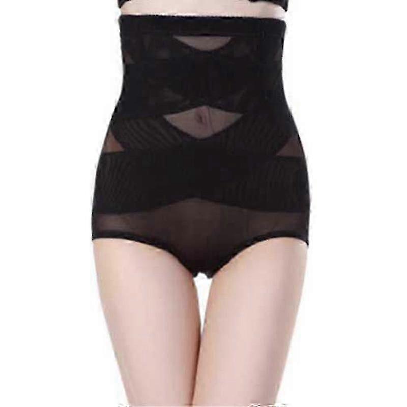 S-4XL Plus Size Hubnutí Vysoký pas Spodní prádlo Dámské Shapewear Doplňky N