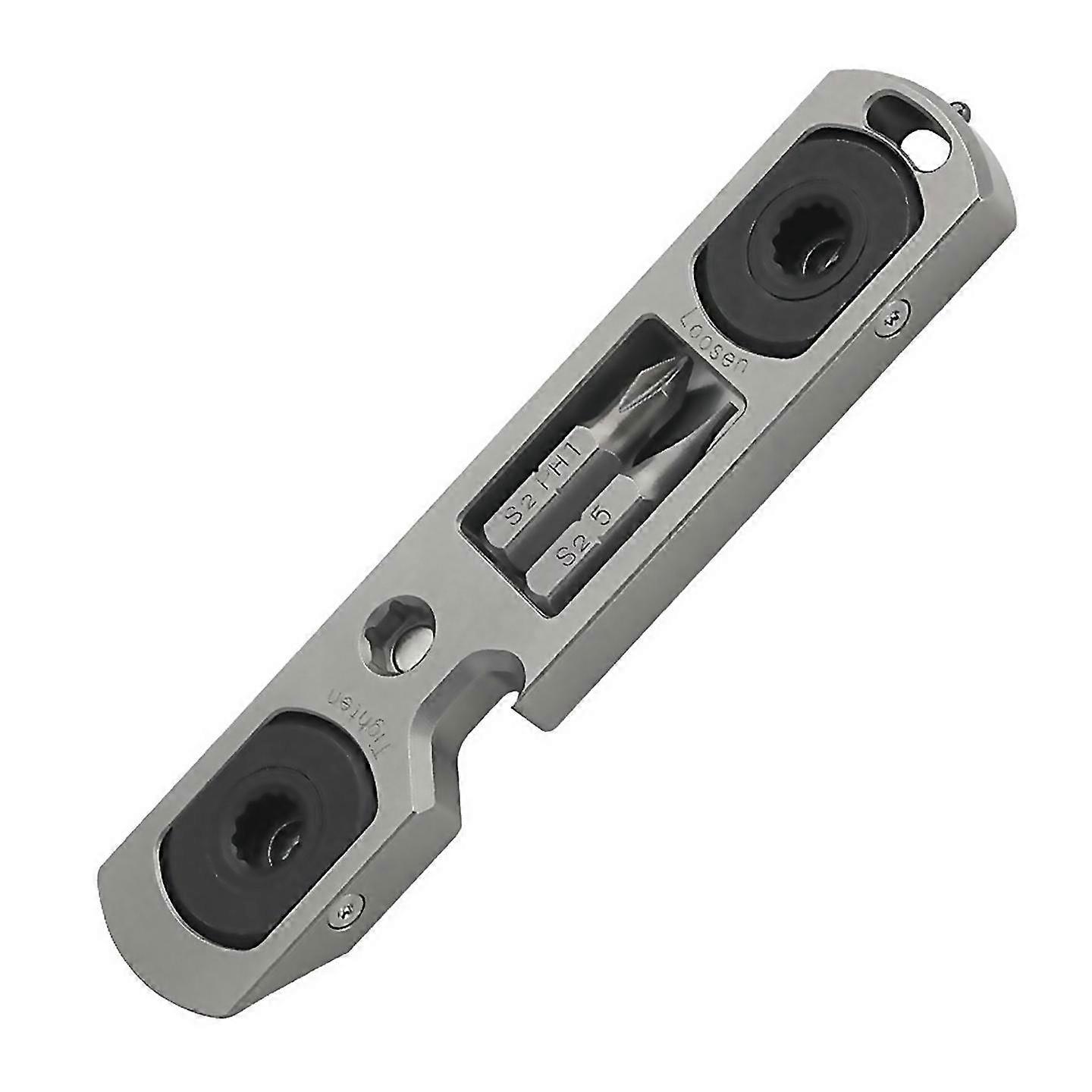 For Titanium Alloy Multifunctional Mini Ratchet Screwdriver Wrench