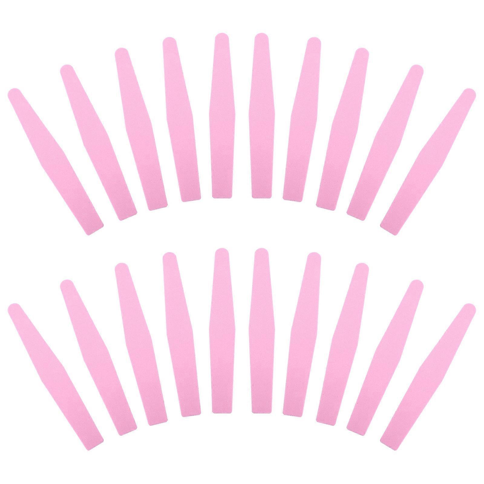 Pink EVA Nail Buffer for Manicure Efficient and Safe to Use with 20 Pcs 0.5 inch Width