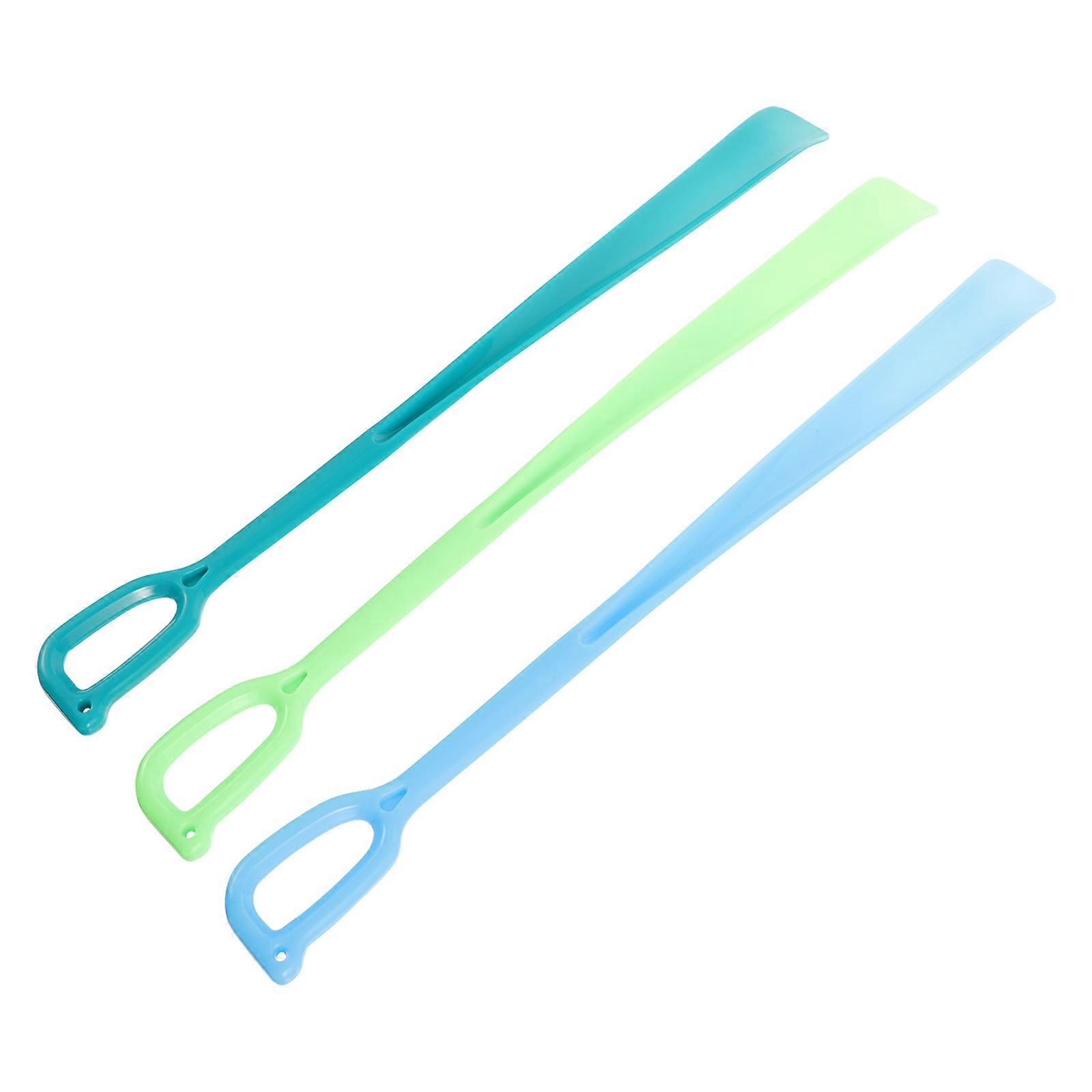 Plastic Shoehorns for Shoes Use Help Adults Children Elderly Save Time Effort 10pcs Random Color