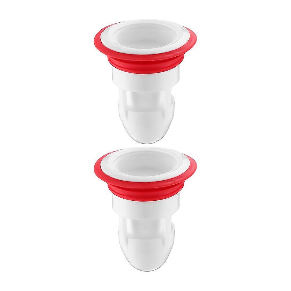 Drain Smell Stopper Odor-Resistant Floor Plugs for Family and Children Simple Design 6.5x5.5CM 2Pcs