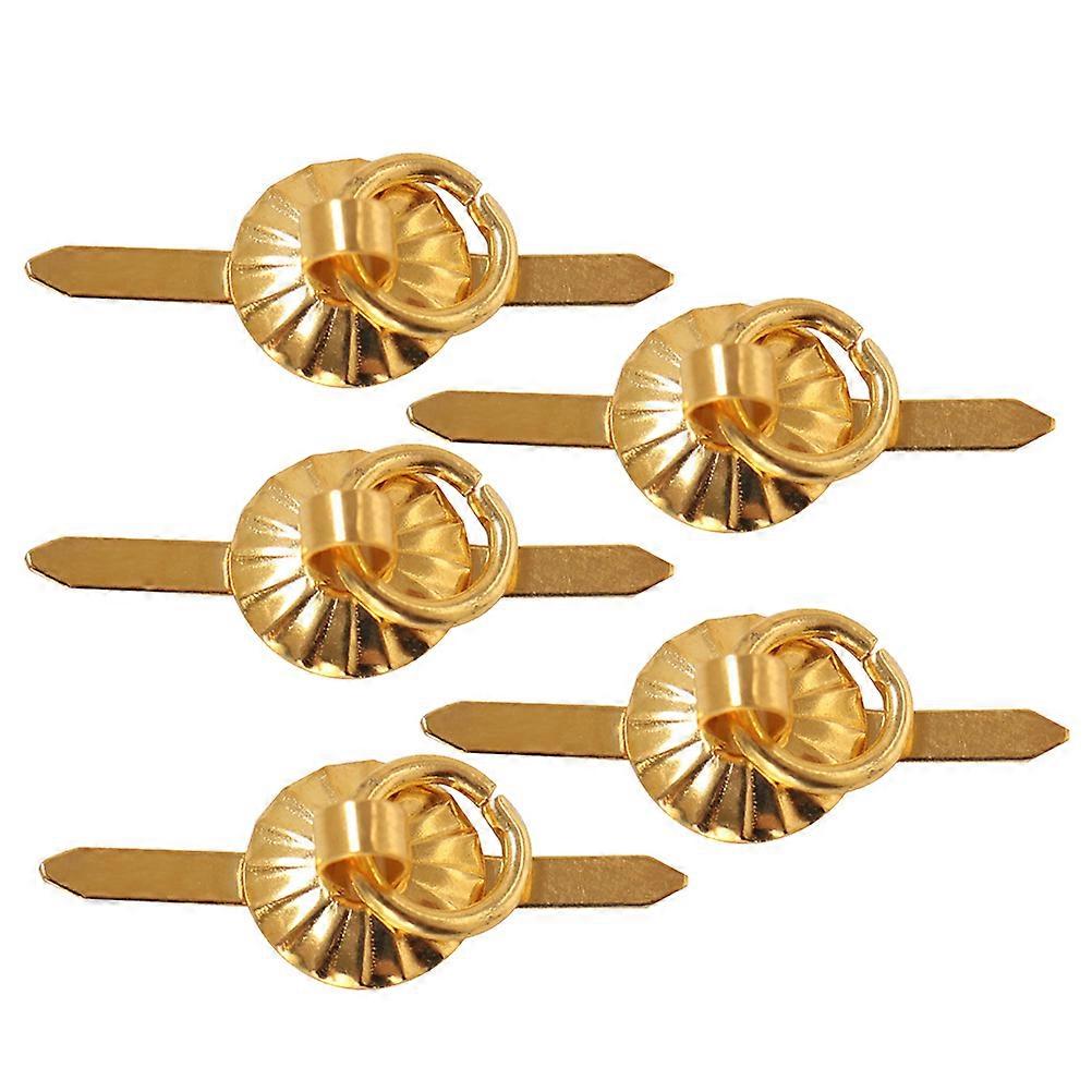 Doll House Handles Miniature Drawer Ring Pulls for Decoration 5Pcs