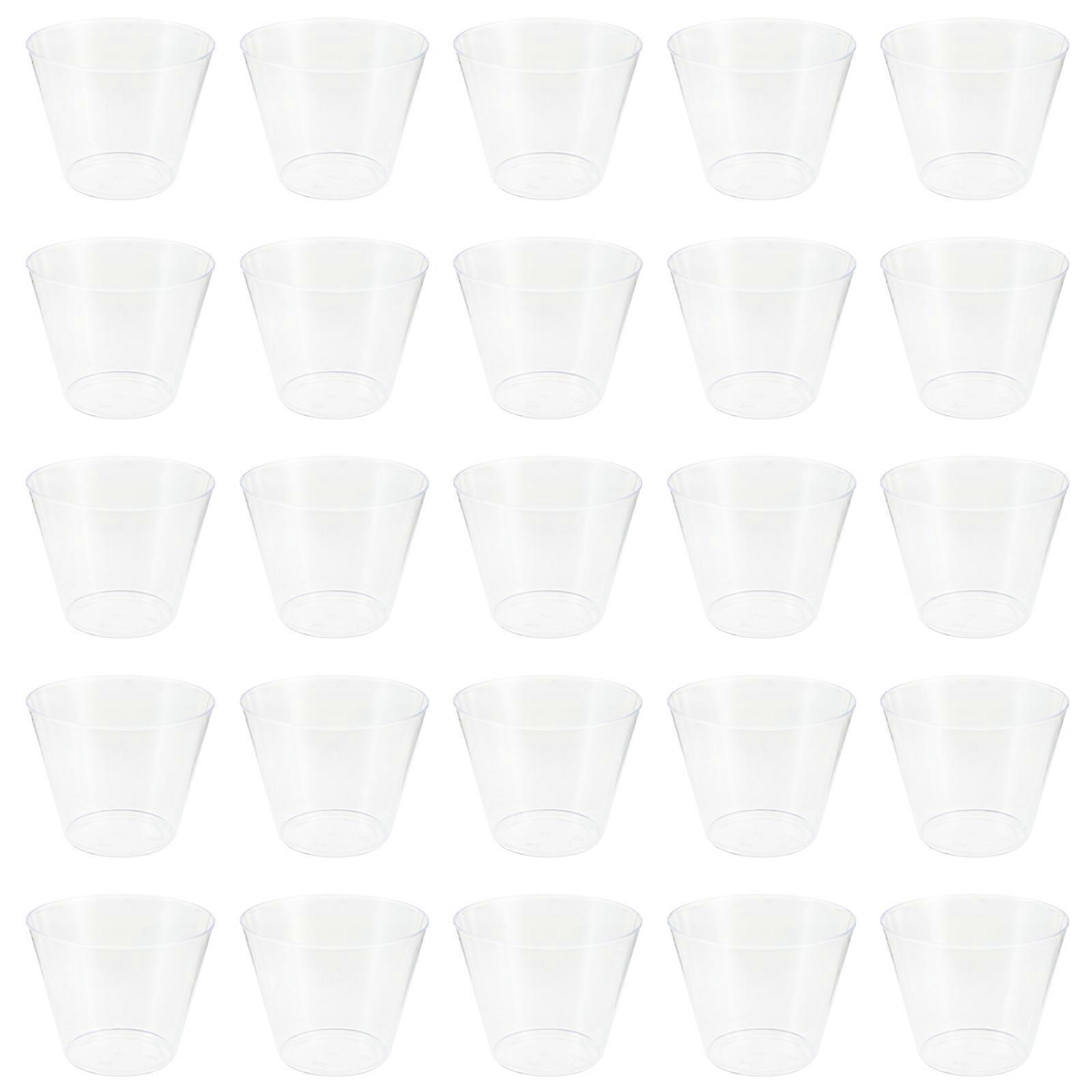 Transparent Wine for Serving Drinks 25Pcs