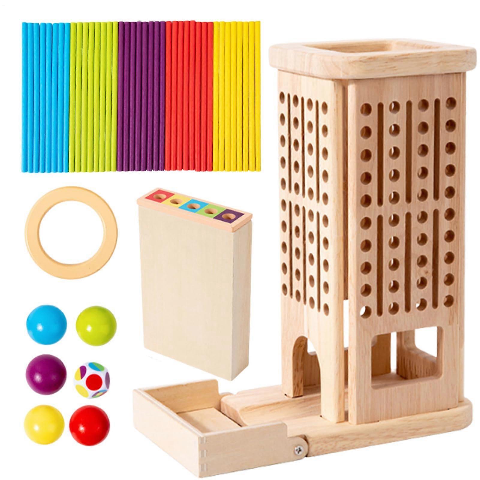 Wooden Educational Board Activity for Early Development of Fine Motor Skills
