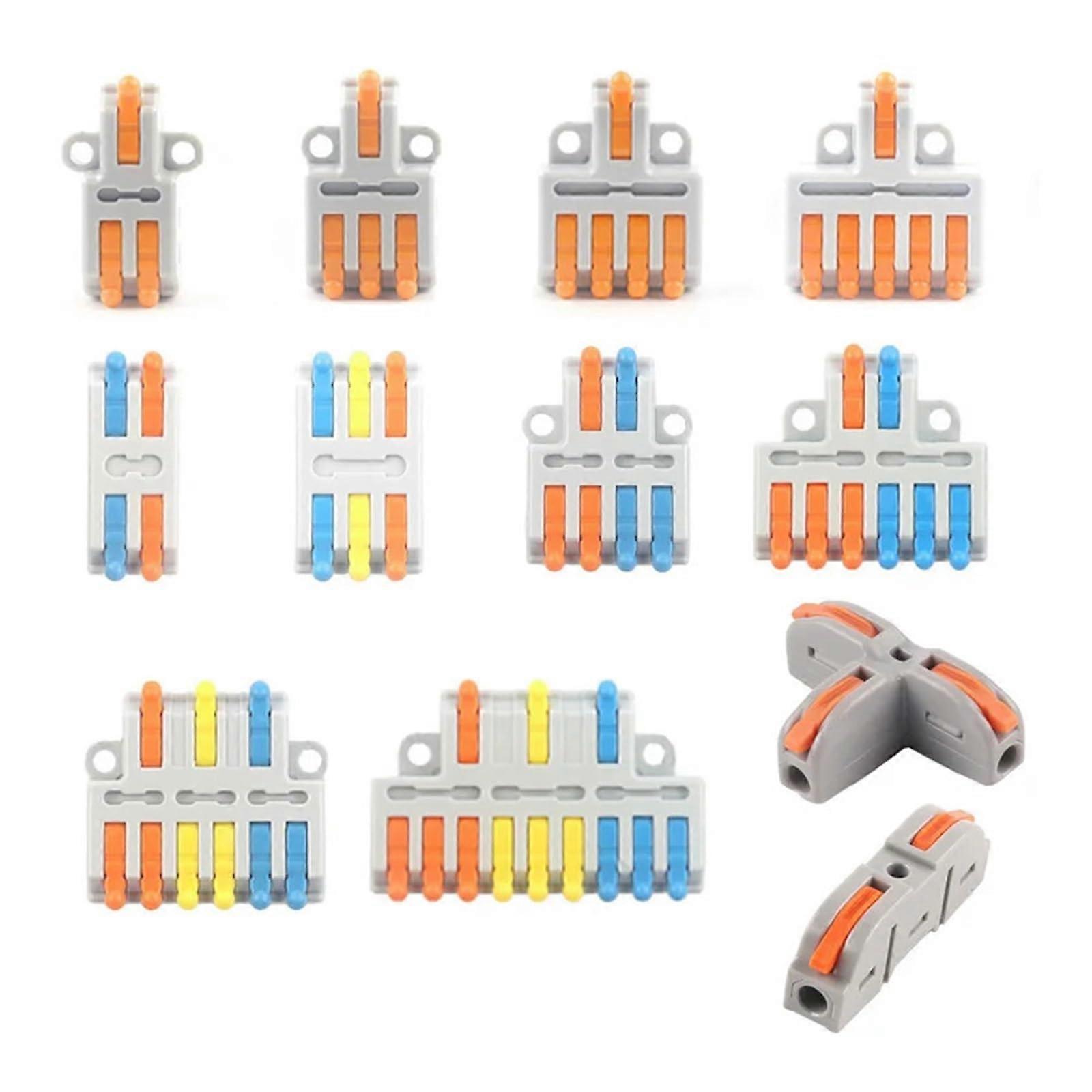 Quick Wire Conductor Connector 2/3 Pin Pushin Terminal Block with Fixing Hole (D33M)