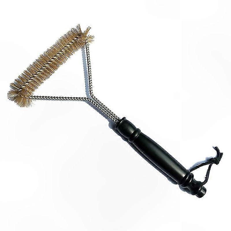 Triangular BBQ Grill Brush for Cleaning, 12 Inch Handle, Durable Scraper Tool