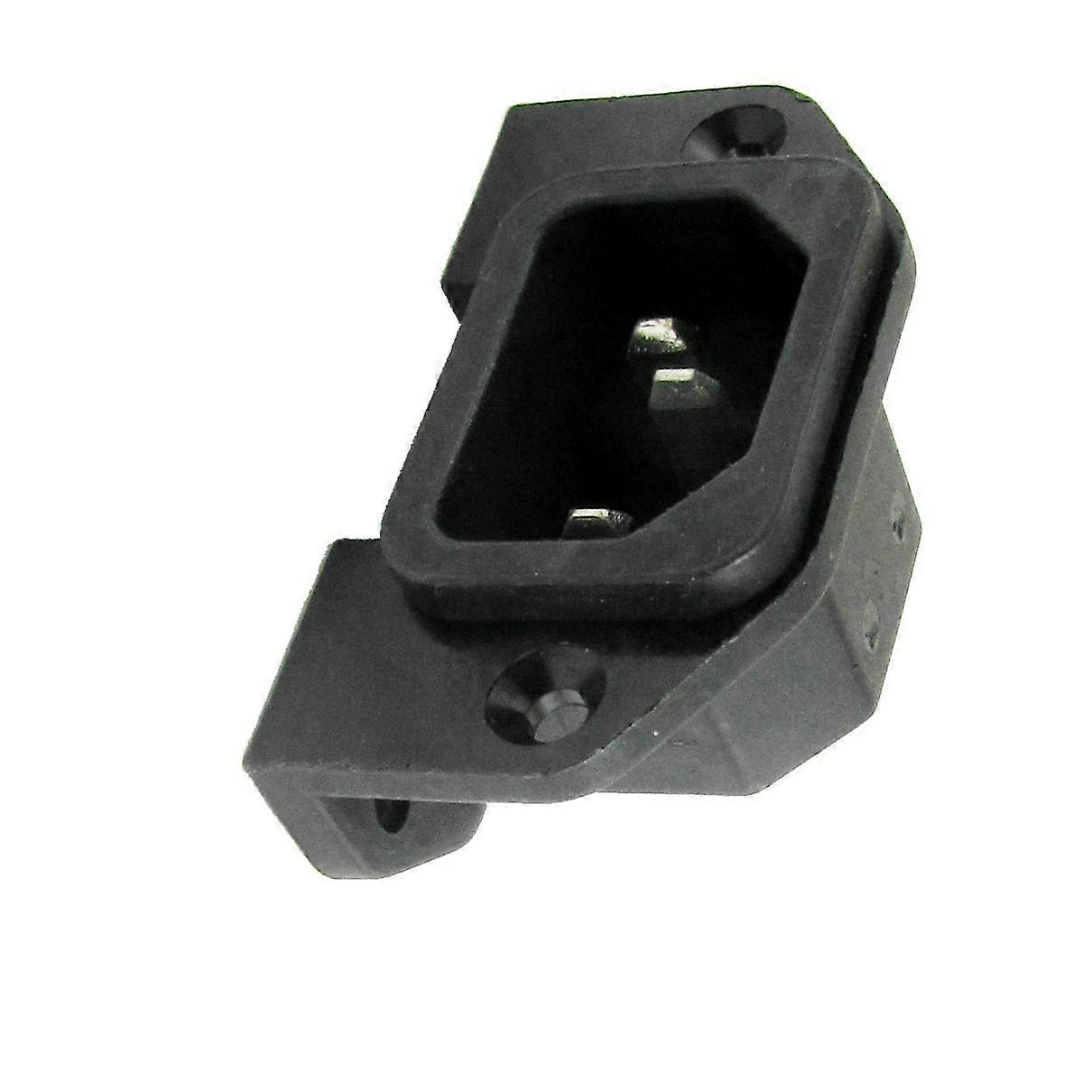 3P AC Home Improvement 250V 10A IEC 320 C14 Plug Panel Mounting Device Plug Construction Supplies Socket Socket