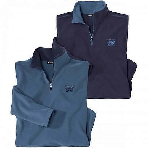 Atlas For Men Mens Microfleece Jumper (Pack of 2)