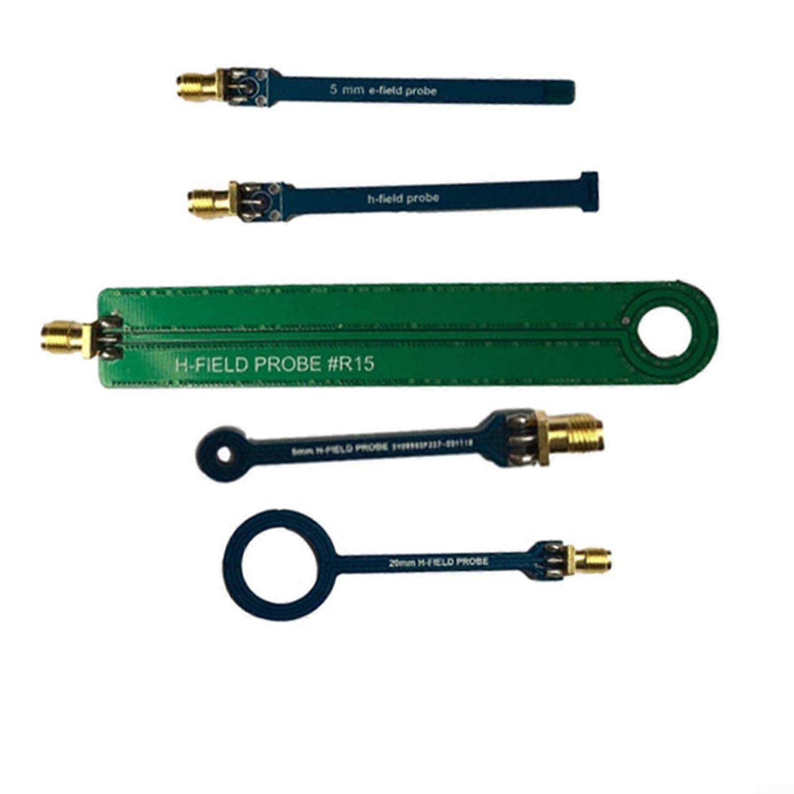 EMC EMI Near Field Conduction Probe Antennas, 5 Pack Magnetic Field Sensors for Accurate Measurement