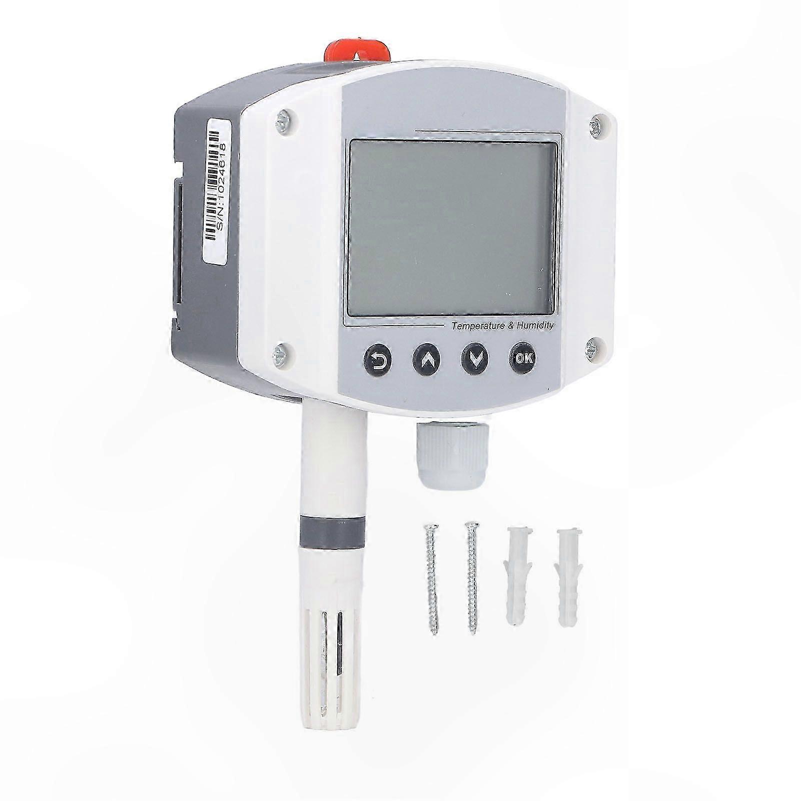 High-Precision Temperature Humidity Sensor with LCD Display 10-30V