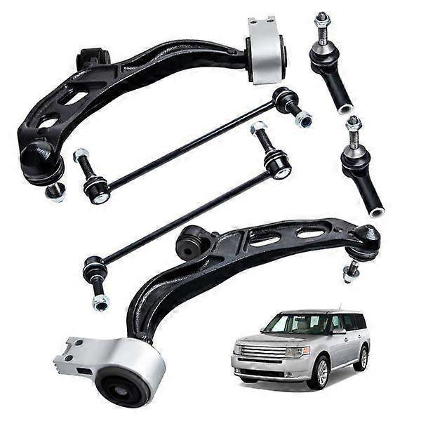 6 Pcs Front Lower Control Arm Assembly for Ford Taurus 2010 - 2012 All Models