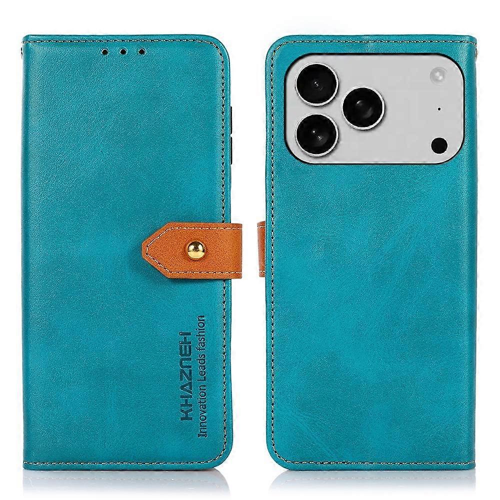 Dual-color Cowhide Leather Case For iPhone 14 Pro Max