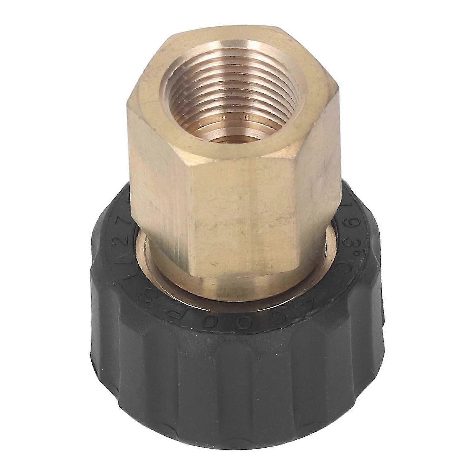محول غسالة الضغط موصل خرطوم بندقية 5000PSI ملحقات قطع الغيار أنثى G3 / 8 إلى أنثى M22 14 مم