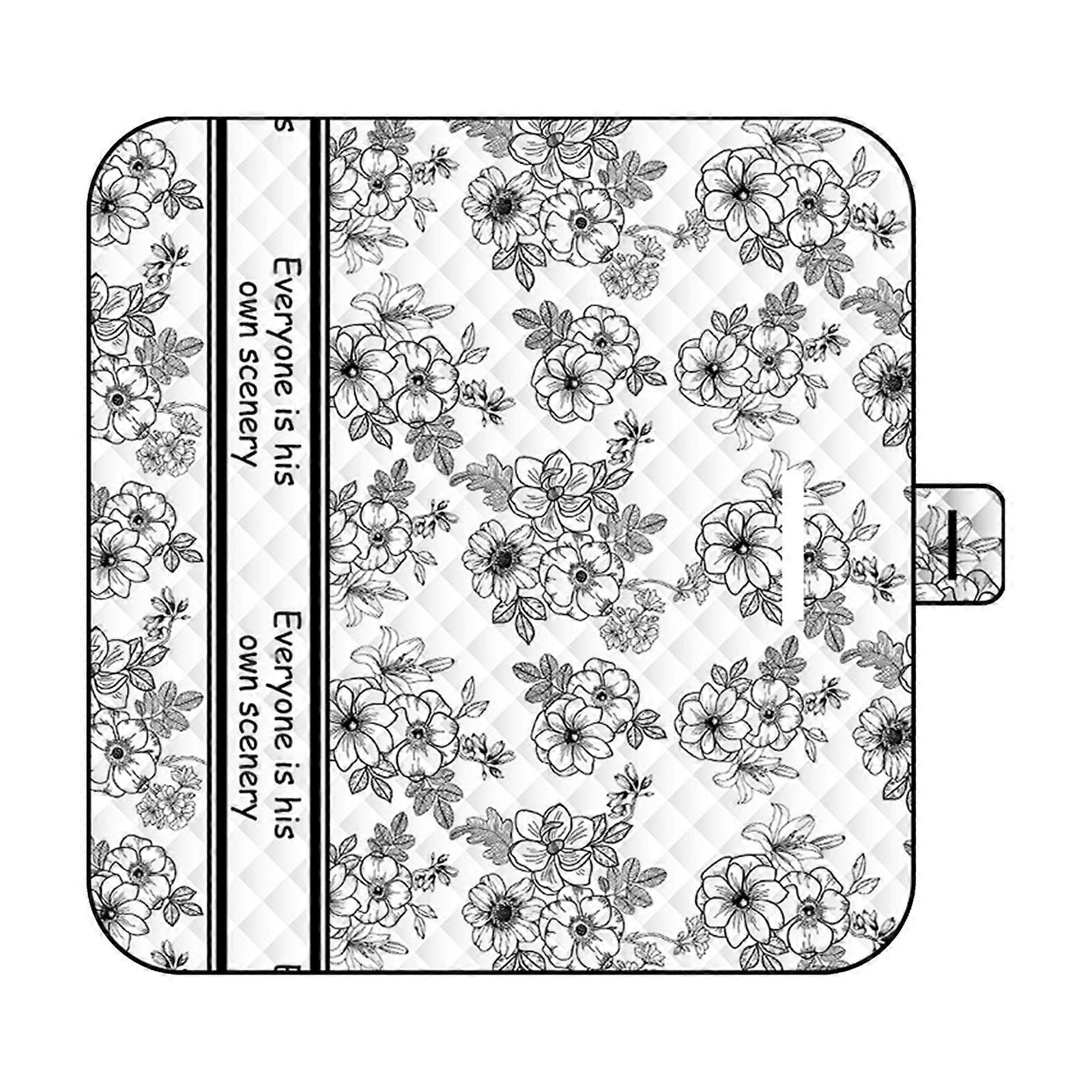 Durability Outdoor Mats Double Side Waterproofed Layer Embossed Pattern Easyly Carry Camping Essential Multicolor