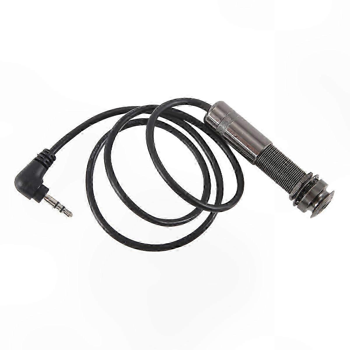 Piezo End Pin Jack Adapter Cable for Guitar Pickup Connection
