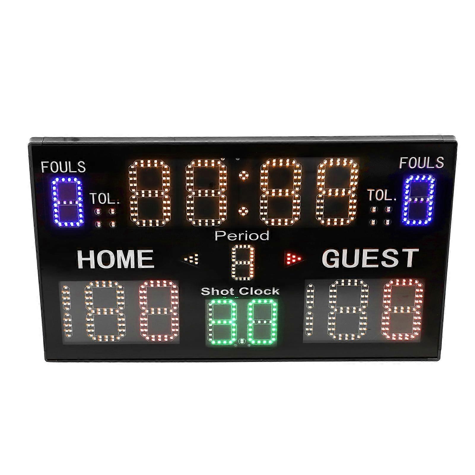 15-Digit Portable LED Electronic Scoreboard for Multisport Use