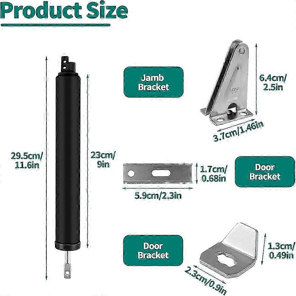 2PCS Screen and Storm Door Closer Kit,Pneumatic Screen and Storm