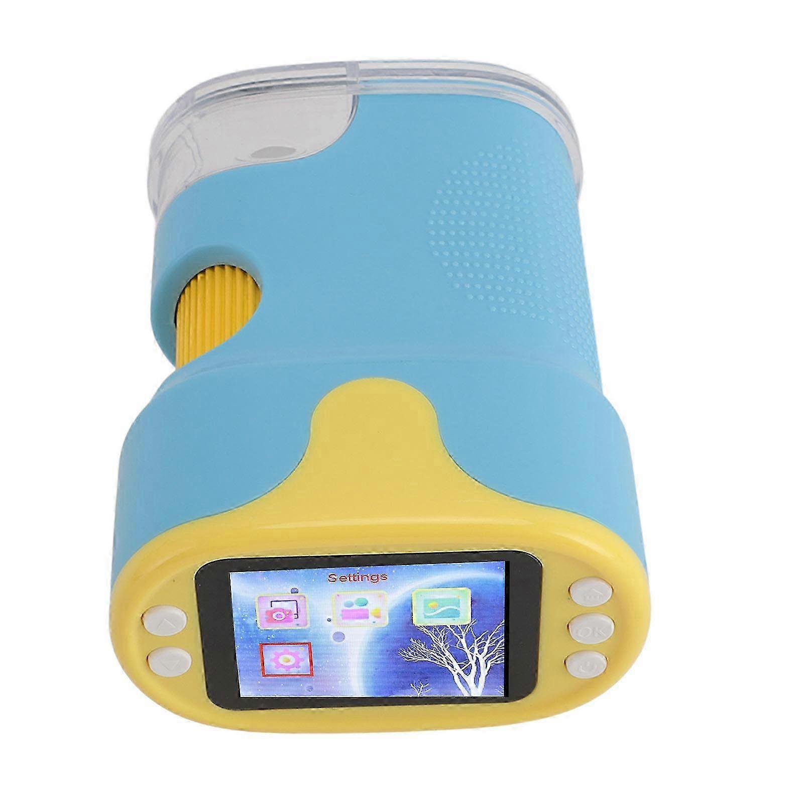 2025 HD 1080P Digital Camera Microscope 8x Zoom 1000x Magnify Blue