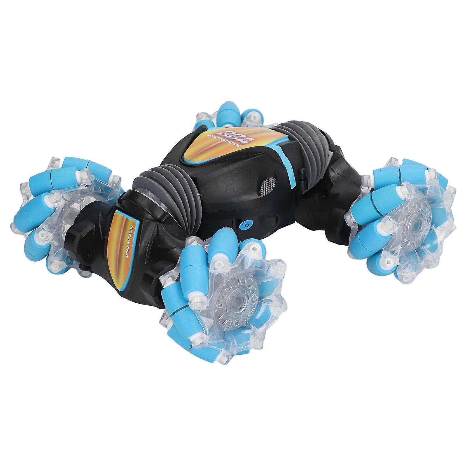 Gesture Sensing 4WD RC Stunt Car 2.4G Remote 25‑35 Min Blue