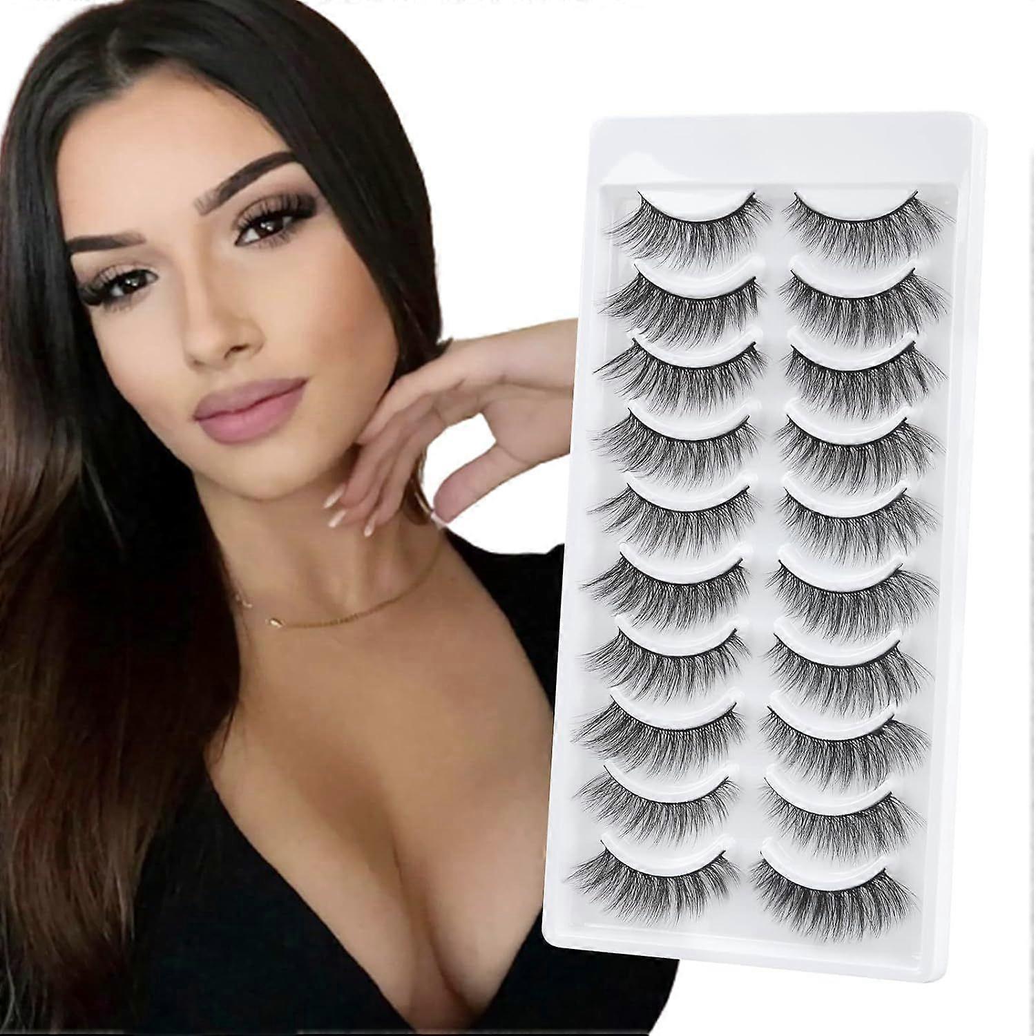 False Eyelashes 3D Artificial Eyelashes Natural Cat Eye Soft Cat Eye Fake