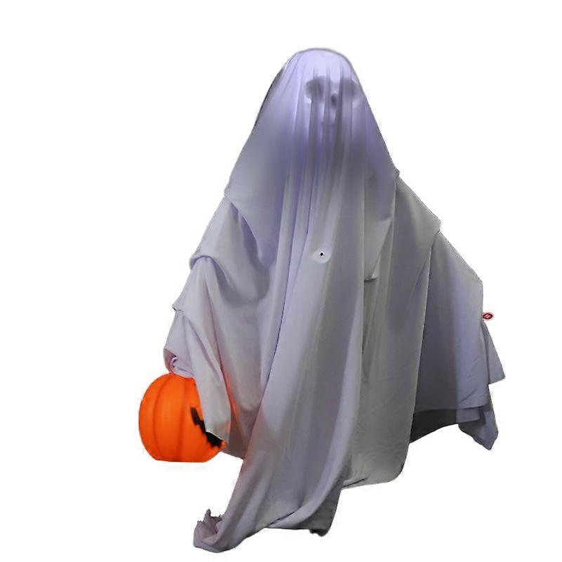 Halloween ghost props, made of plastic, lightweight and durable, with electric induction to enhance the festival atmosphere