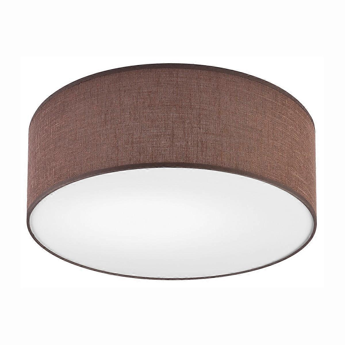 Lampada a Soffitto Vivian, Marrone, Plastica, 35x35x13 cm
