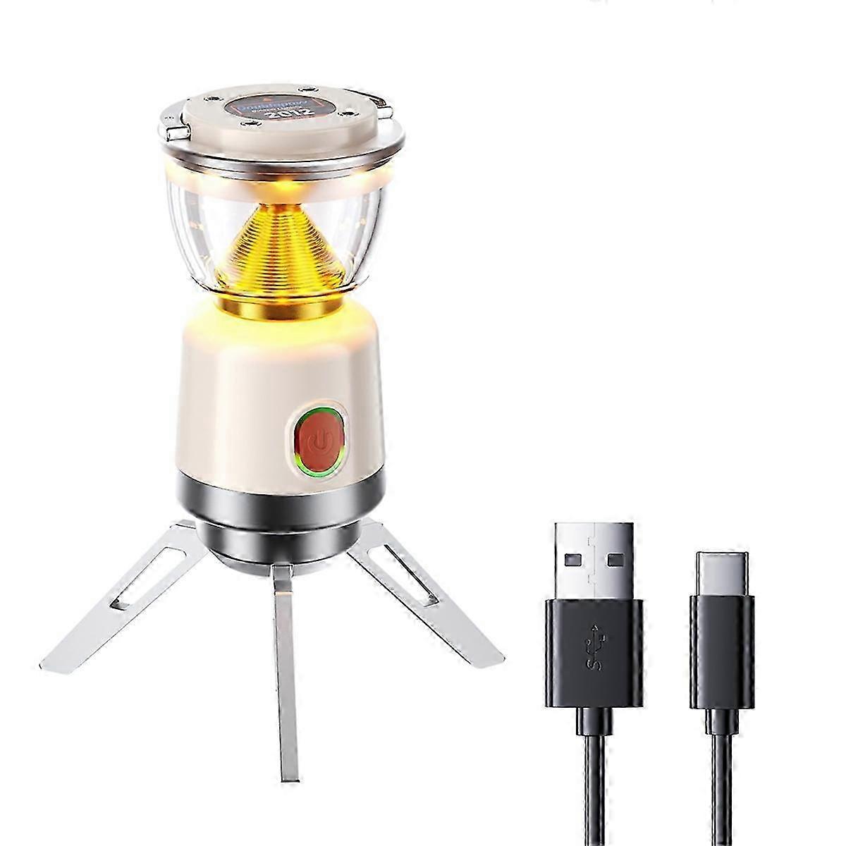 ضوء خيمة LED فائق السطوع مع عمر بطارية طويل للتخييم في الهواء الطلق وتحسين الغلاف الجوي