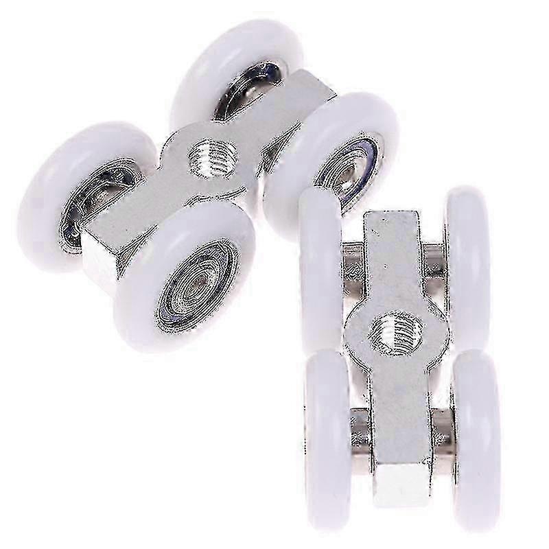Hanging Door Rollers 4 Wheels Set for Sliding Doors Home Accessories