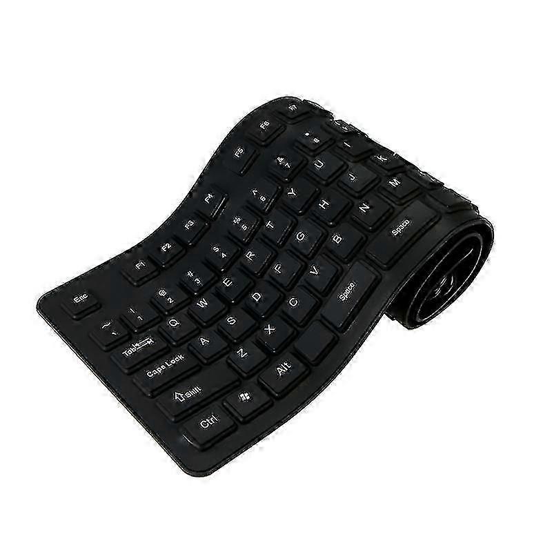 Foldable Silicone Keyboard 108 Keys USB Waterproof for Laptop Desktop PC