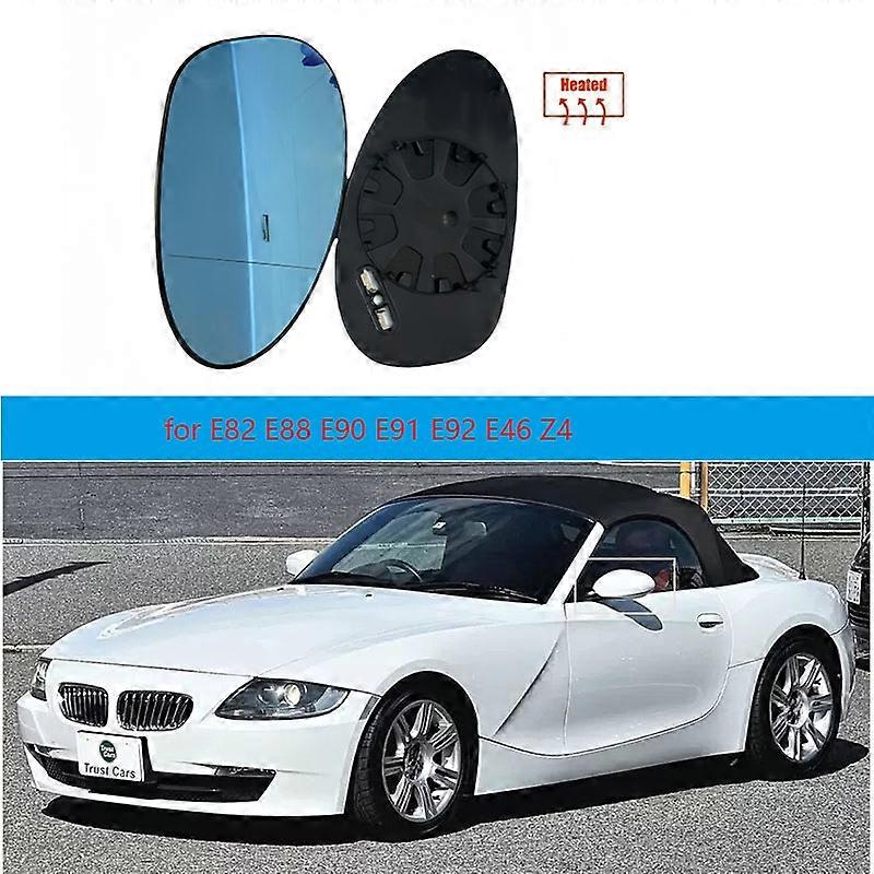 Apply Wide Angle Convex Side Mirror Glass 51167145267 51167145268 Heater Anti-Fog Door Wing Mirror for E82 E88 E90 E91 E92 E46 Z4